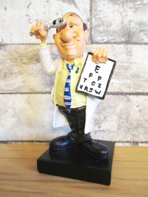 Augenarzt Eye Doctor Funny Beruf Figur Profession 16 cm Neu