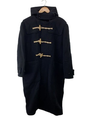 LENO H2102-C0002 21AW cashmere blend 1 wool black duffle