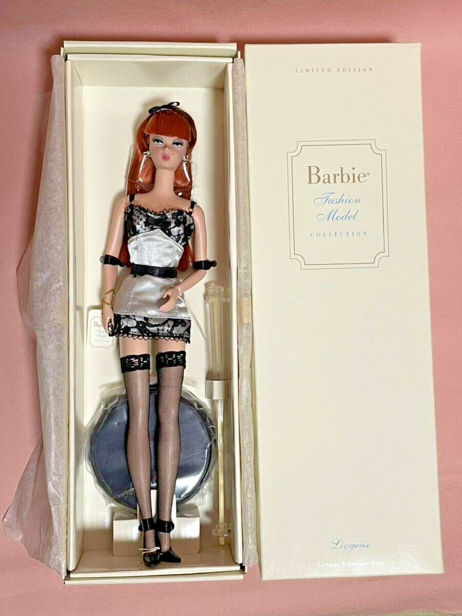 Mattel Fashion Model Collection Barbie Lingerie #6 Doll Silkstone RedHair NEW | eBay Mattel Fashion Model Collection Barbie Lingerie #6 Doll Silkstone RedHair NEW | eBay
