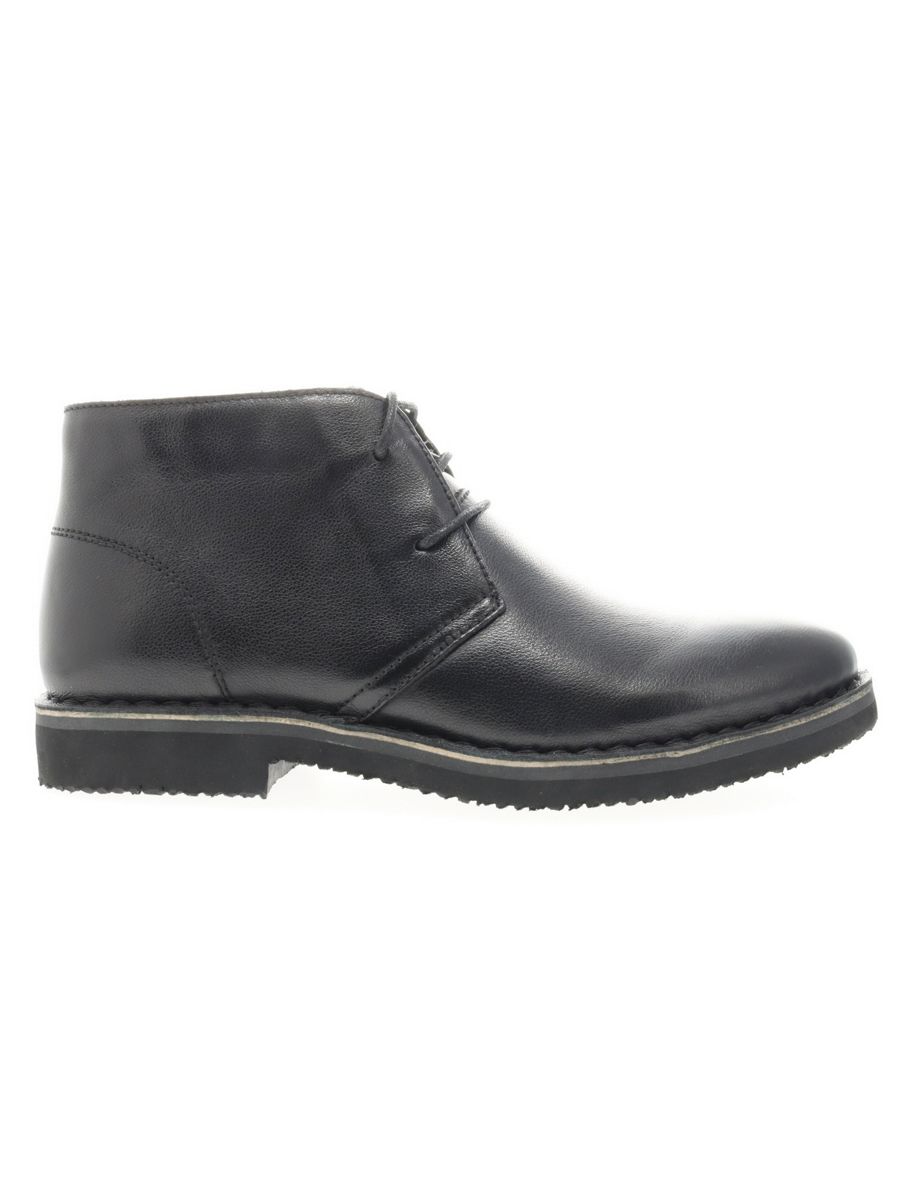 Men's Leather Plain-Toe Long-Lasting High-Density Chukka Boots