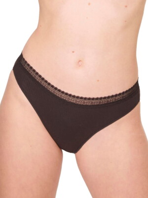 Sloggi Tai Briefs Knickers GO Ribbed 2 Pack Organic Cotton Rich Brief Lingerie