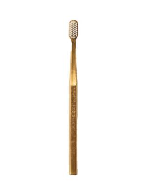 Aurezzi Gold Toothbrush Black Medium