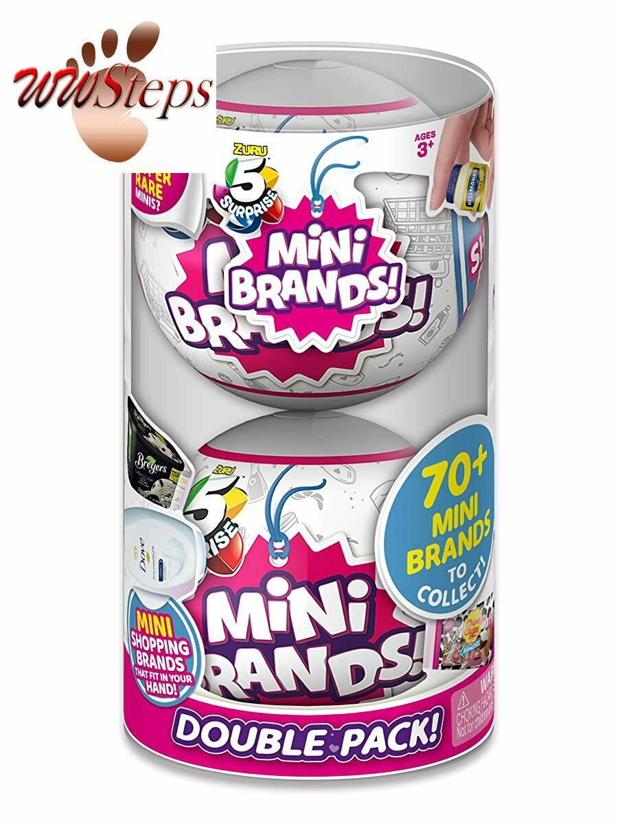 5 Surprise Mini Brands Mystery Capsule Real Miniature Brands Collectible Toy (2 