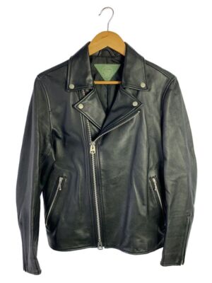 ADASTRIA RIDER JACKET DOUBLE LAMB LEATHER M SHEEP Black