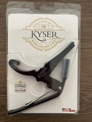 KYSER QUICK-CHANGE GUITAR CAPO FOR 6-STRING ACOUSTIC GUITARS BLACK (WCP023372)