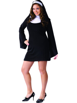 Adult's Womens Naughty Catholic Nun Costume Plus Size