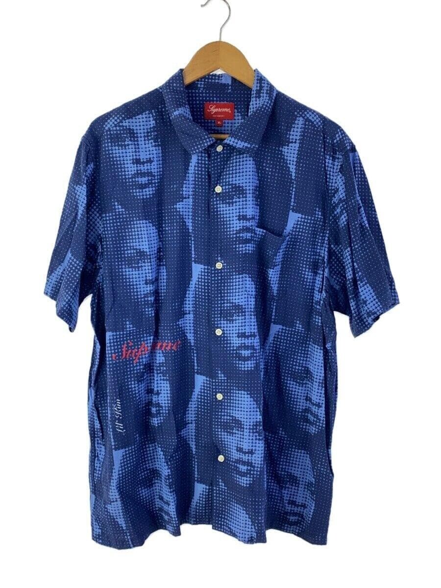 SUPREME 22SS lil Kim S/S Rayon shirt short sleeve blue New