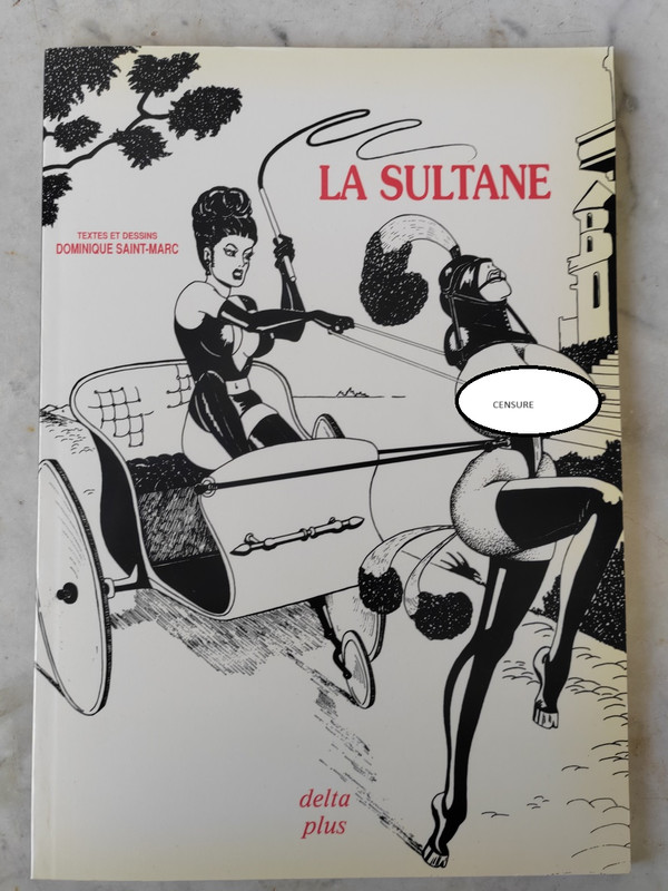 Bd Livre Adulte Ã©Rotique Dominique Saint-Marc Bdsm La Sultane 1992 Delta Plus
