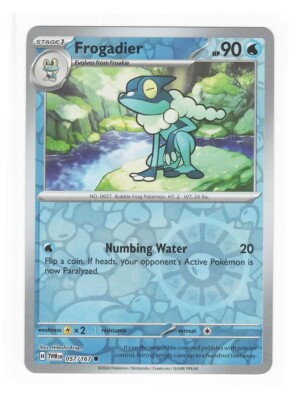 Pokemon - Frogadier 057/167 - Twilight Masquerade Reverse Holo Foil Card