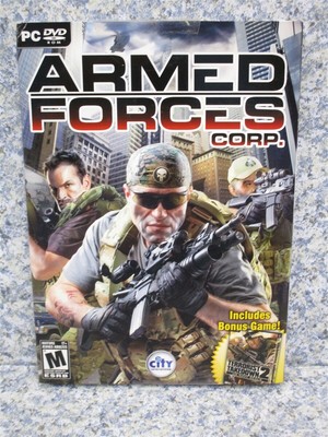 Video Game PC Armed Forces Corp & Terrorist Takedown 2 NEW SEALED