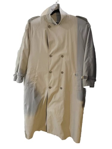 ジャケット・アウター 60s70s wool gabardine double trench coat 2/60 WOOL GABARDINE SHORT TRENCH COAT(XS Black): Y's for men