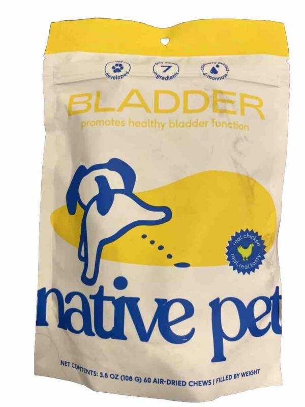 Native Pet Dog Uti Treatment - Chicken Chews For Dogs And Cat Uti - Bladder