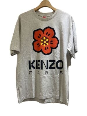 KENZO T-shirt 23SS BOKE FLOWER FD55TS4454S0 L COTTON Gray