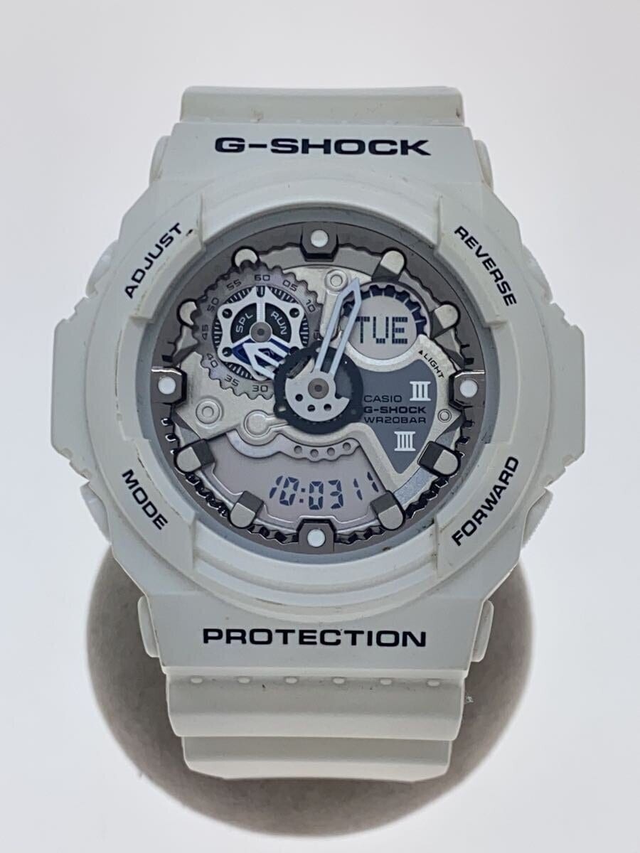 CASIO G-SHOCK GA-300-7AJF White Resin Quartz Digital Analog