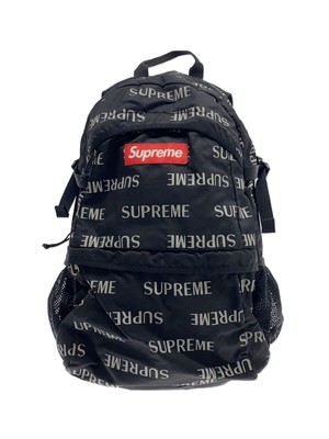 Supreme Backpack Rucksack -- Black Total Pattern 3M
