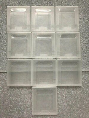 10x Nintendo Game Boy Authentic  Game Storage Cartridge Case Dust Cover OEM