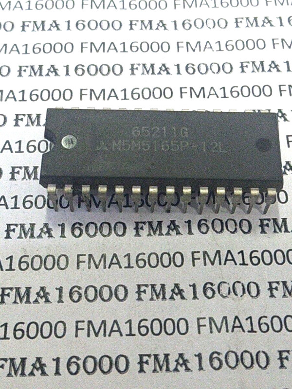 M5m5165p-12l Dip28 Original Mitsubichi Static Ram, 8kx8, M5m5165p -12l M5m5165-P