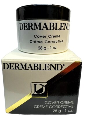 derma blend cover creme 1oz chroma 5 1/4 cafe brown scuffed box