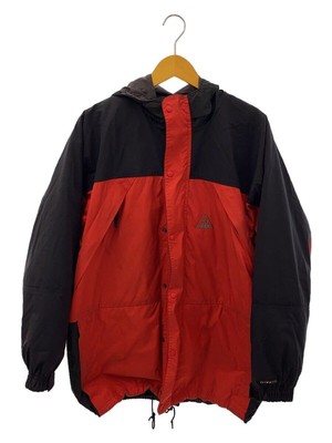 ジャケット・アウター NIKE ACG, 90~00's Technical Nylon Jacket NIKE ACG Nylon Jacket M RED 350353 90s Anorak Hoodie