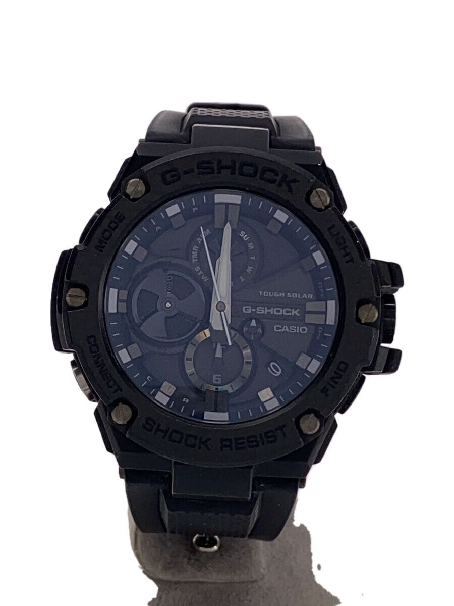 G-SHOCK GST-B100X-1AJF ブラック Bluetooth CASIO G-SHOCK GST-B100X-1AJF Black Resin Tough Solar Analog