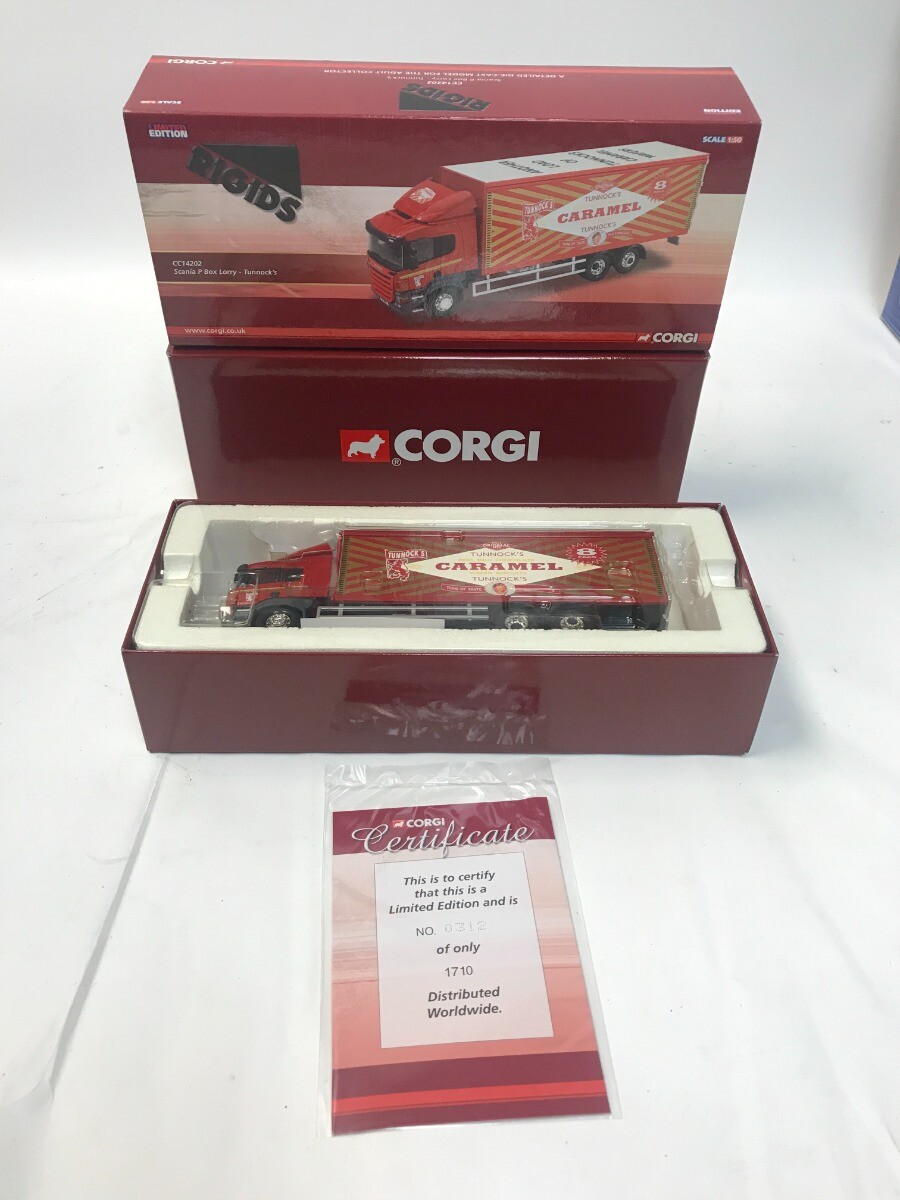Corgi - Scania P 'Rigid' Box Lorry - Tunnocks - CC14202 - 1