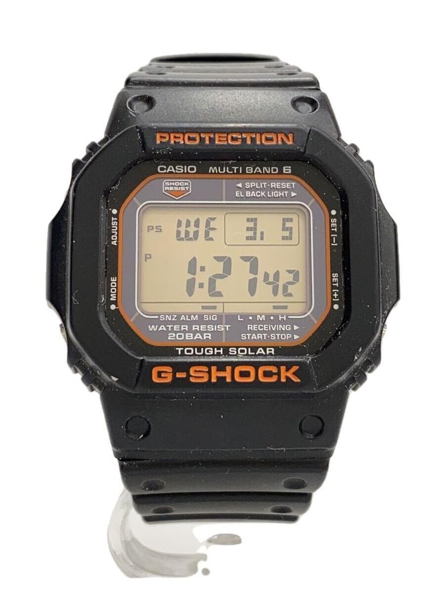 CASIO G-SHOCK GW-M5610R-1JF Black/Orange Resin Tough Solar