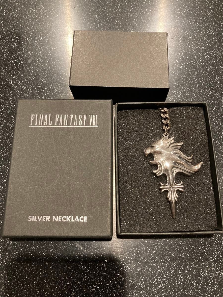 FINAL FANTASY Ⅷ SLEEPING LION HEART 箱付 Final Fantasy VIII Sleeping Lionheart Squall Silver 925