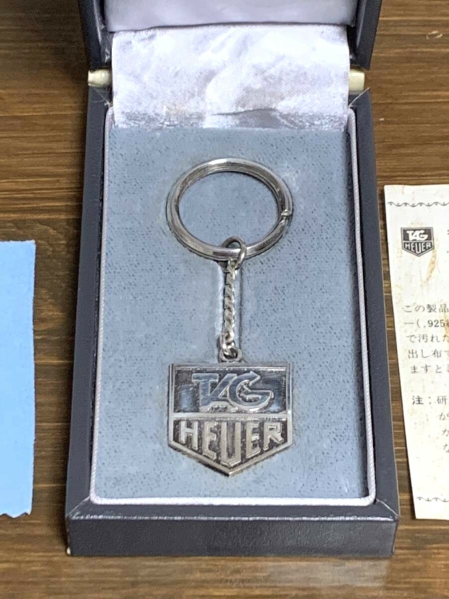 TAG Heuer Genuine Silver 925 Key ring Key holder w/Box
