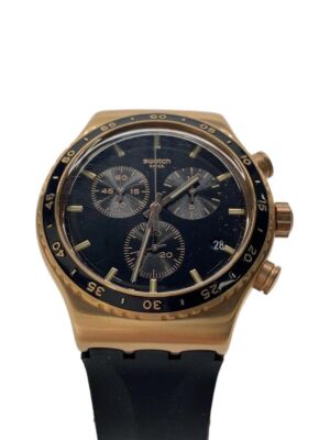 やまんば SWATCH Men's Quartz Analog Watch Black YVG410 Stain Sheen | eBay