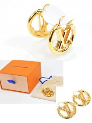 アクセサリー Louis Vuitton Kit Boucle Bubble Earrings LOUIS VUITTON boucle d'oreilles hoop essential V pearl