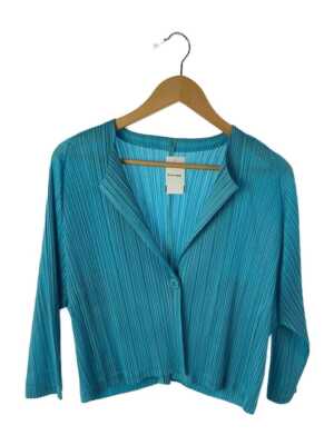 PLEATS PLEASE ジャケット　３ PLEATS PLEASE ISSEY MIYAKE Jacket blue 3 | eBay