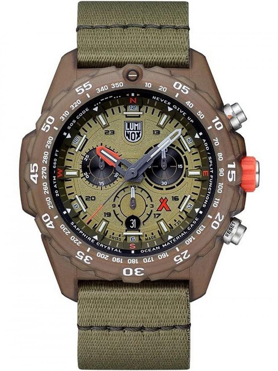 Pre-owned Luminox Bear Grylls Survival Eco Master Eco-friendly Watch - Xb.3757.eco