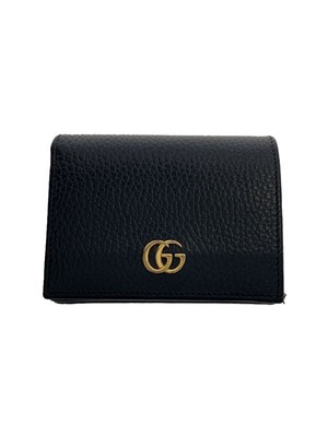 GUCCI GG Marmot Bifold Wallet Black Women's 456126 493075