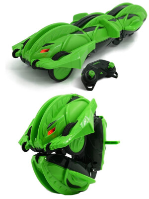 Terrasect Remote Control Transforming Vehicle Green 2.4 Ghz 13.8''