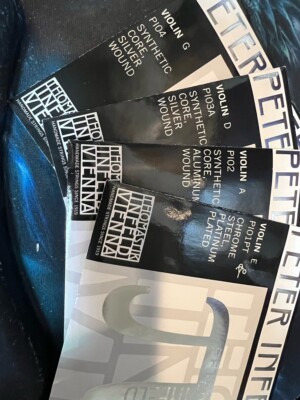 Thomastik Infeld 1 Set Peter Infeld violin Strings set PI101 Tin E