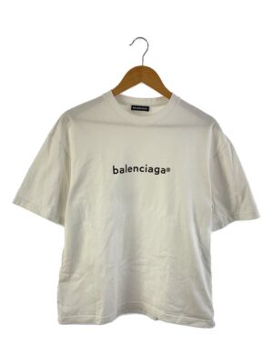 BALENCIAGA バレンシアガ MODE ロゴTシャツ XS ホワイト BALENCIAGA ホワイト Tシャツ XS