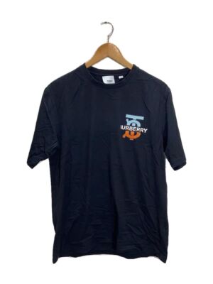 【新品】BURBERRY BLUE LABEL ビッグ　ホースロゴ　Tシャツ　黒 新品】BURBERRY BLUE LABEL ビッグ ホースロゴ Tシャツ 黒 3(L