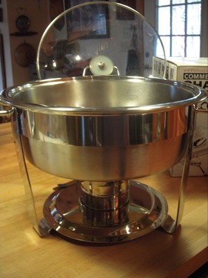 Seville Classics Commercial 5 quart Stainless 18/10 Chafing Dish : #14015