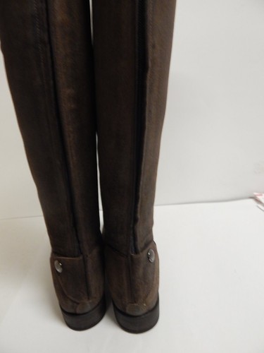 Pre-owned Tasso Castoro Alberto Fasciani Maya 523 Riding Boot  With Box In Brown