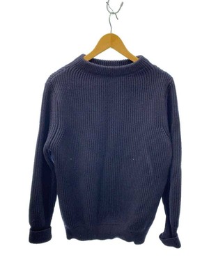 ANDERSEN-ANDERSEN Knit Sweater (Thick) S Wool NVY Solid Color  