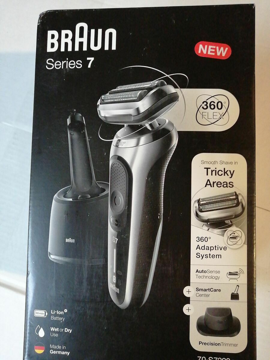 Braun Series 7cc Rasierer Herren, Elektrorasierer mit 360° Anpassung, Präzision