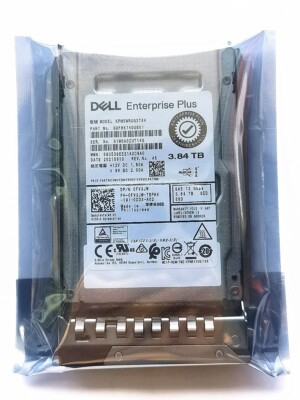 NEW Dell/Kioxia Enterprise KPM5WRUG3T84 3.84TB RI 2.5'' SAS 12G R650 Server SSD