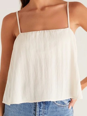 Z Supply Annie Tank Adobe White 
