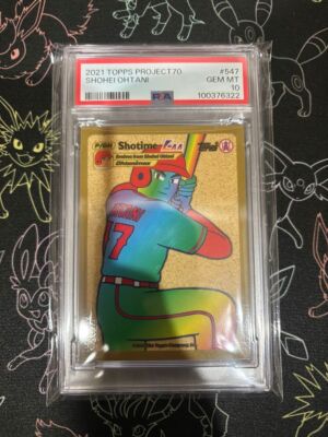 2021 Topps PROJECT70大谷翔平 70シリ　パラレル PSA 10! 2021 Topps Project70 - Shohei Ohtani K. Shore 2021