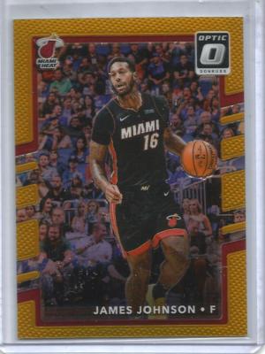17-18 DONRUS  L.ジェームズ  プリズム James Johnson 17/18 Panini Donruss Optic Gold Prizm #03/10