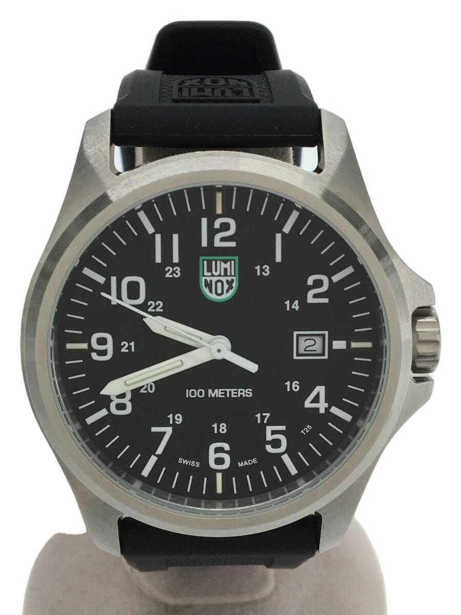Pre-owned Luminox Patagonia Men's Watch Black Dial Date Display Polyurethane Band X2.2501
