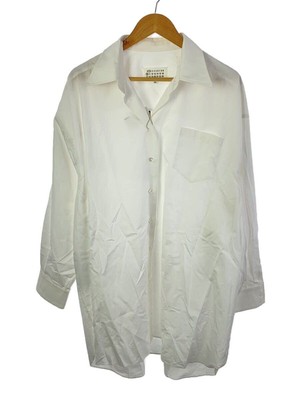 Maison Margiela◆長袖シャツ/XXS/コットン/WHT/S51DL0253/23SS/ONE PIECE OVERSIZE SHIRT Maison Margiela Other Long Sleeve Shirt XXS Cotton White