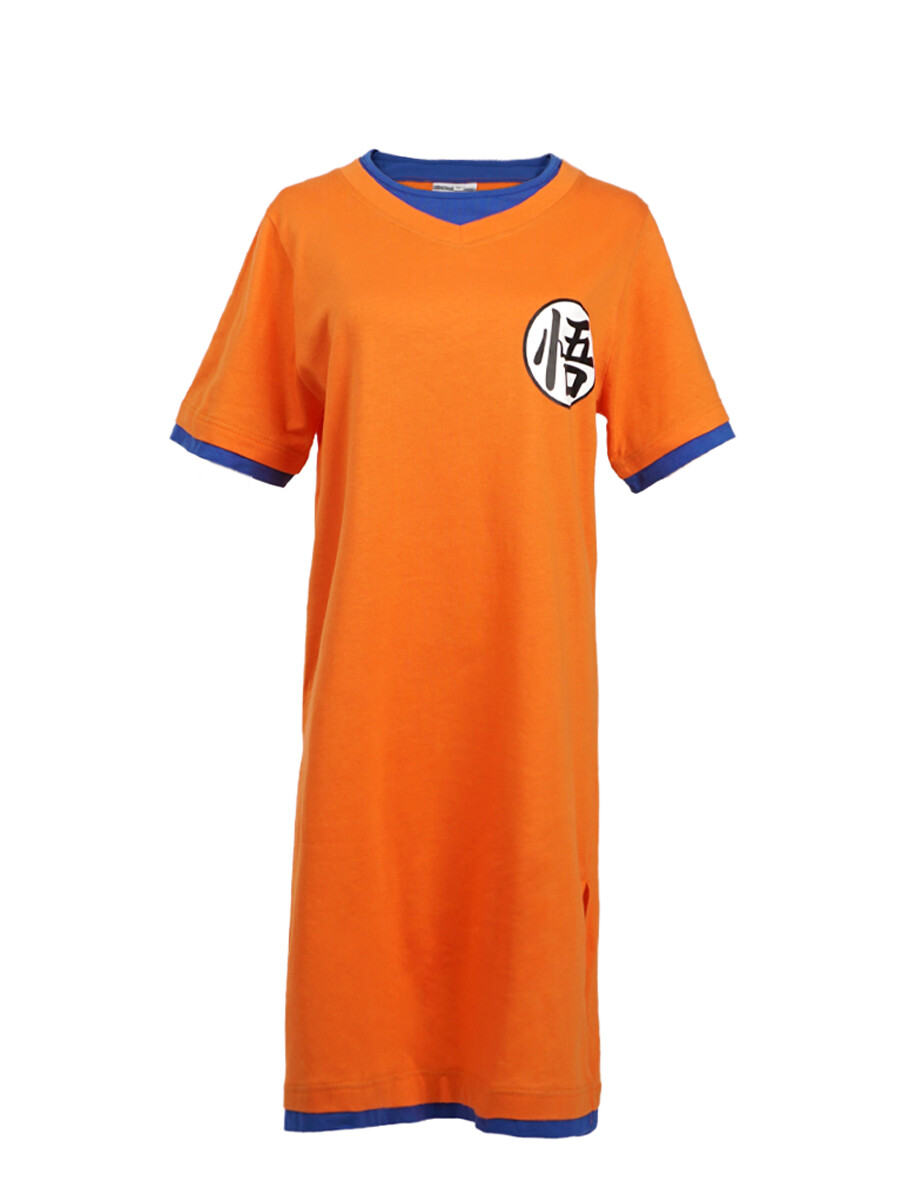 Dragon Ball Nachthemd für Damen | Schlafanzug im Son Goku Design | Größe: S - L