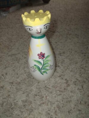 Vintage Large 8'' NASCO DEL CORONADO Japan Salt Shaker Never Used ANTHROPOMORPHIC