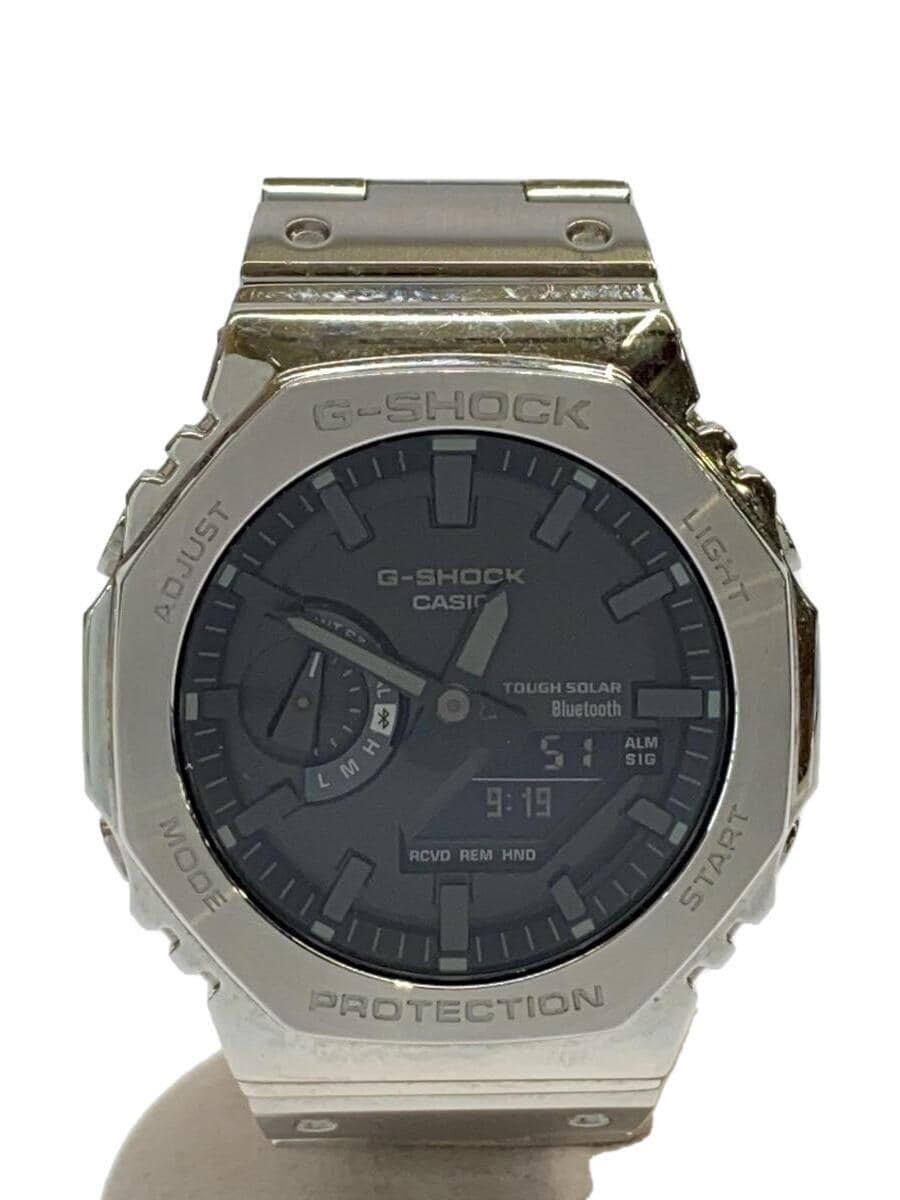 CASIO G-SHOCK GM-B2100D-1AJF Silver Stainless Solar Digital CASIO G-SHOCK GM-B2100D-1AJF Silver Stainless Solar Digital